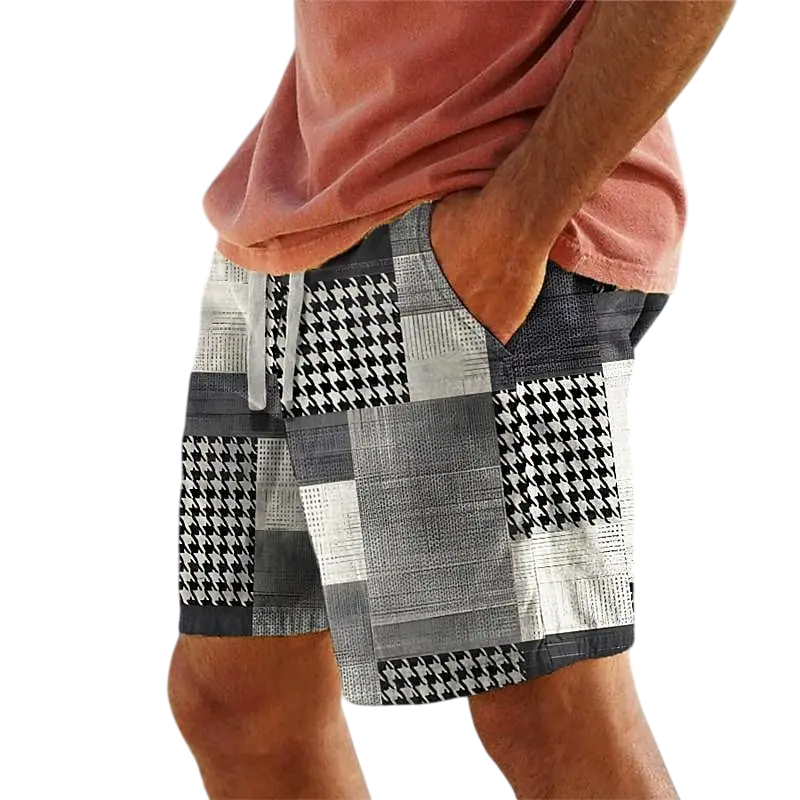 Urban Patchwork Beach Shorts