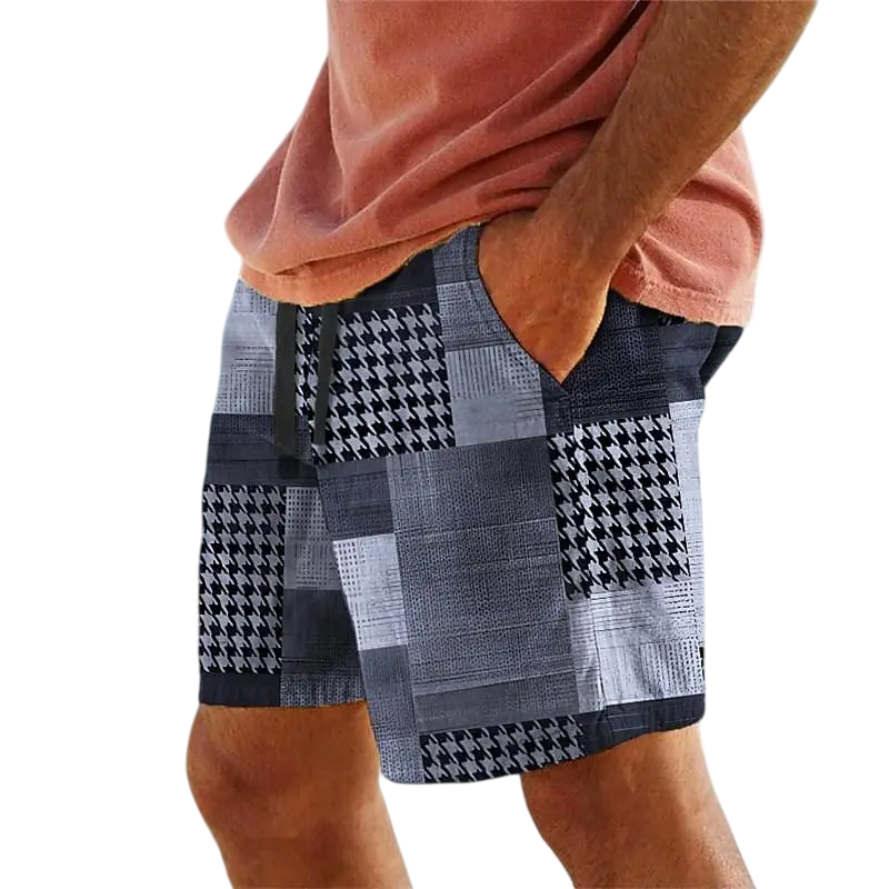Urban Patchwork Beach Shorts