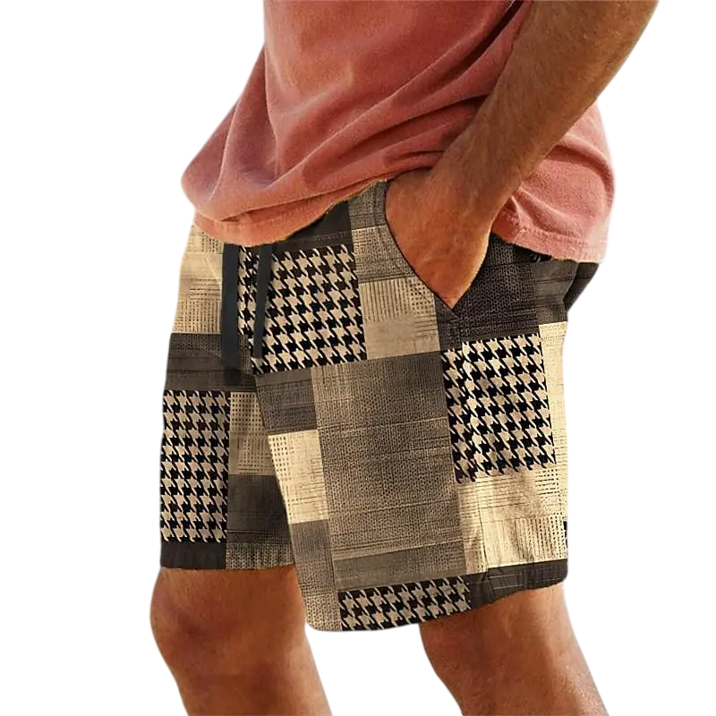 Urban Patchwork Beach Shorts