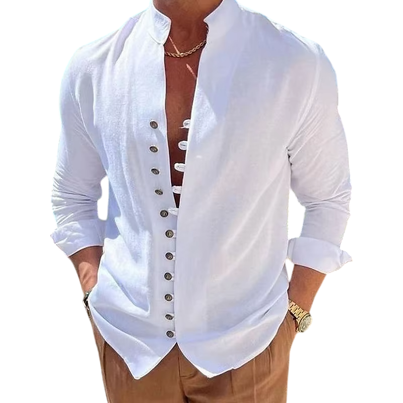 Riviera Luxe Button-Up Shirt