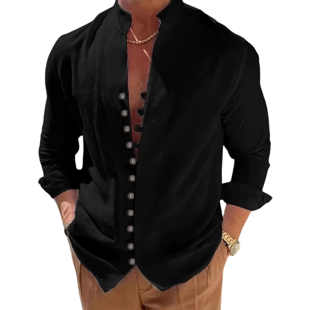 Riviera Luxe Button-Up Shirt