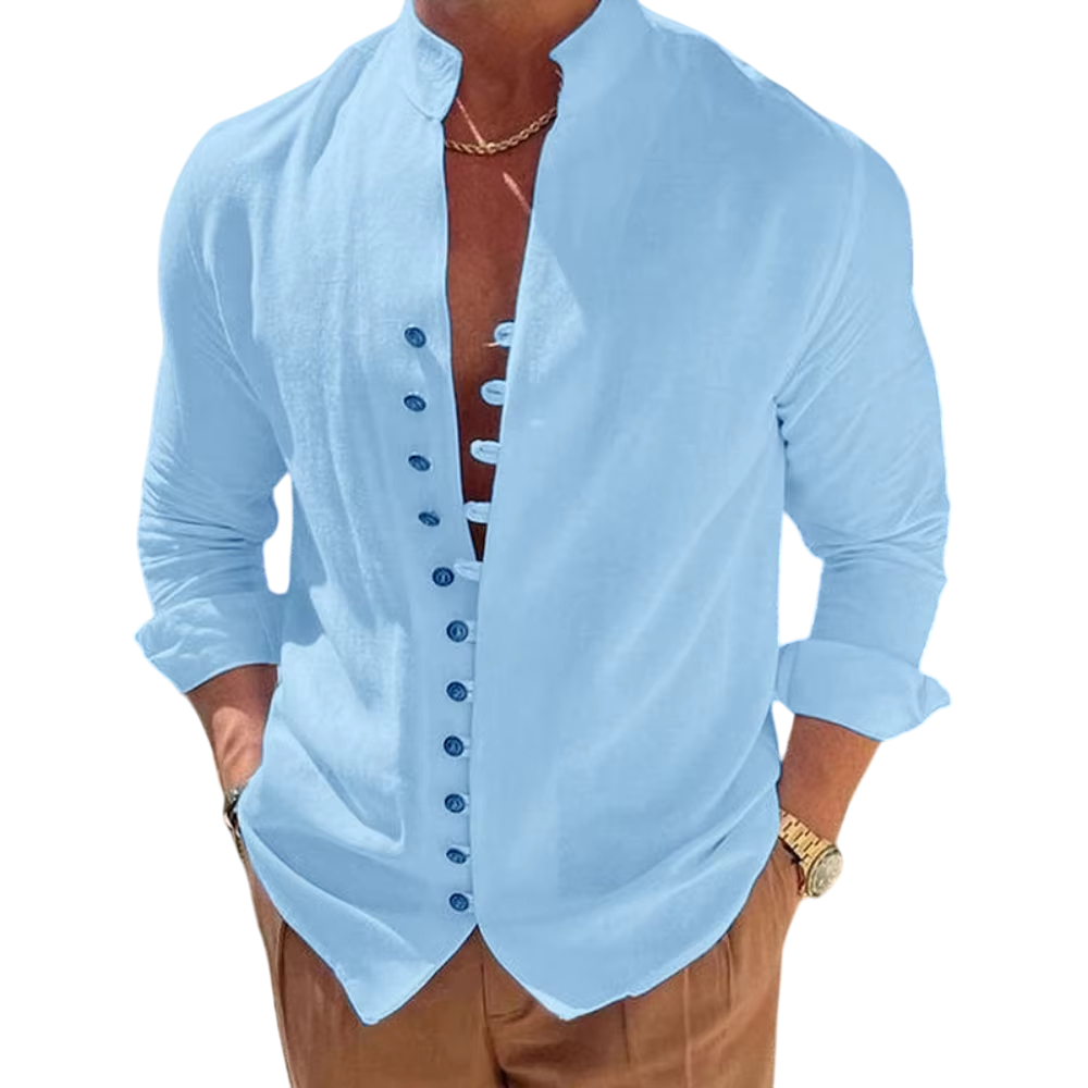 Riviera Luxe Button-Up Shirt